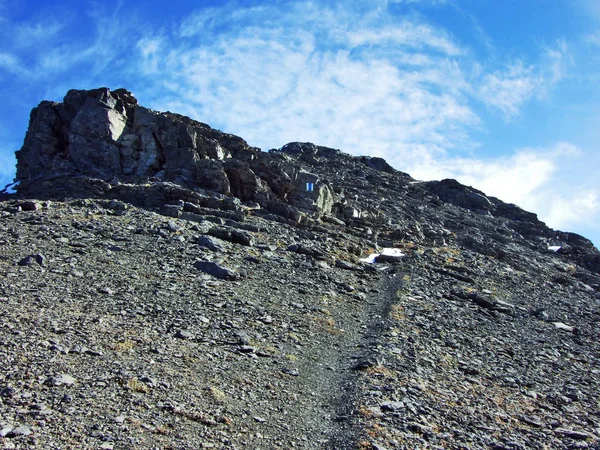 Rocky Пік Vorder Glarnisch Провінції Glarus Альп Гірським Масивом Гларус — стокове фото