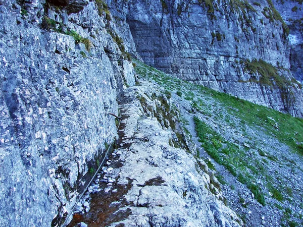 Rocks Stones Glarnisch Vorder Glarnisch Mountains Lake Klontalersee Canton Glarus — Stock Photo, Image