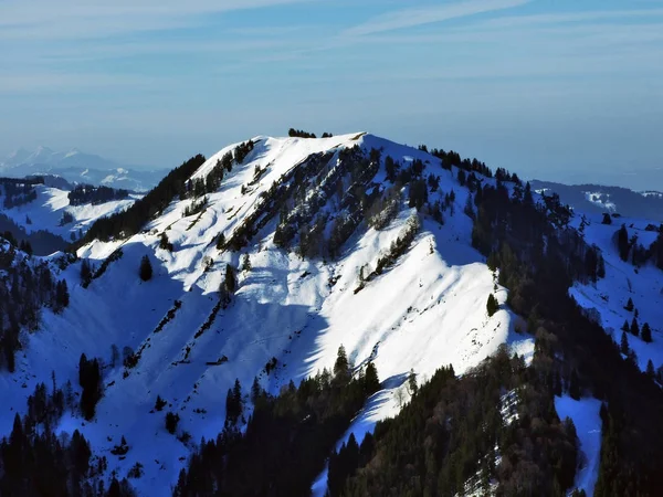 Wzgórzu Hochalp Pobliżu Urnasch Osada Kanton Appenzell Ausserrhoden Szwajcaria — Zdjęcie stockowe