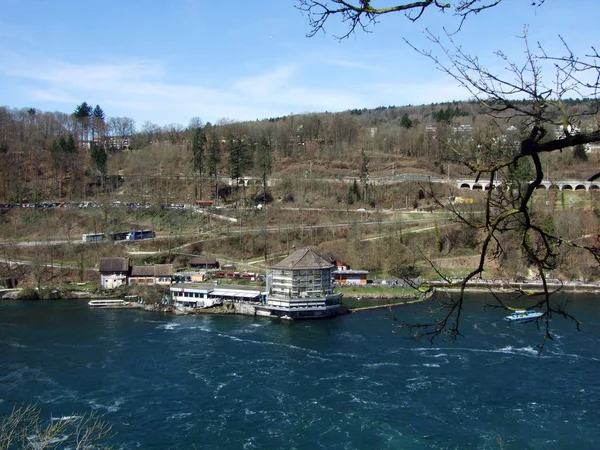 Worth Castle Atau Schlossli Worth Atau Schlosschen Worth Neuhausen Rheinfall — Stok Foto