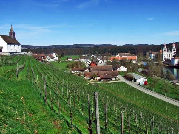 Romisch Katholische Pfarrei Liebfrauen Rheinau Kloster Rheinau Canton Zurich Switzerland — ストック写真