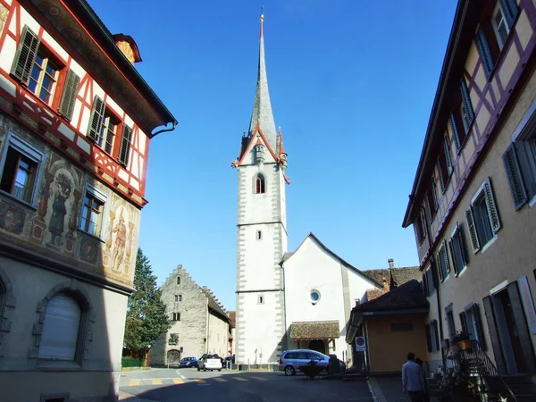 Abadía Iglesia San Jorge Kloster Sankt Georgen Mit Klosterkirche Stein —  Fotos de Stock