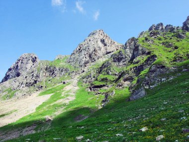Dağ Alvier Appenzell Alp dağ silsilesi - St. Gallen kantonu, İsviçre