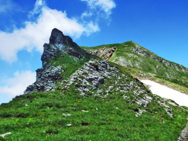 Dağ Alvier Appenzell Alp dağ silsilesi - St. Gallen kantonu, İsviçre