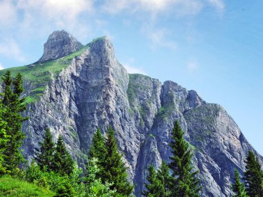 Gauschla tepe Appenzell Alp dağ silsilesi - St. Gallen kantonu, İsviçre