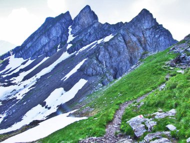 Gauschla tepe Appenzell Alp dağ silsilesi - St. Gallen kantonu, İsviçre