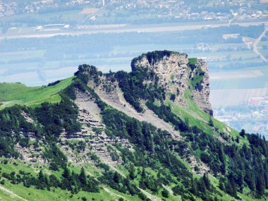 Verschmutchopf tepe Appenzell Alp dağ silsilesi - St. Gallen kantonu, İsviçre