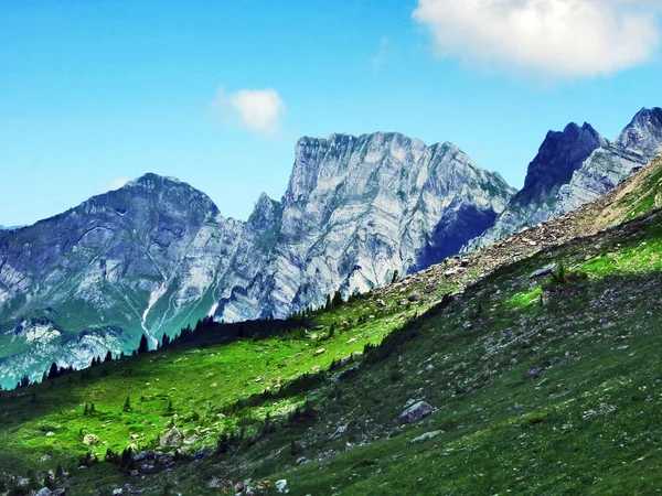 Appenzeller Alpen Kanton Gallen Schweiz — Stockfoto