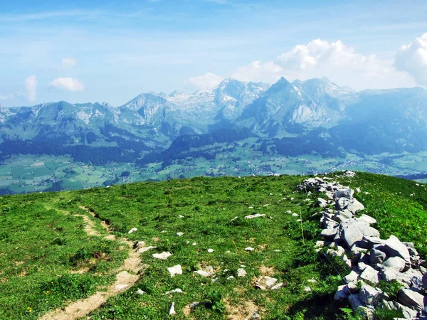 Alpstein Kanton Gallen Schweiz — Stockfoto