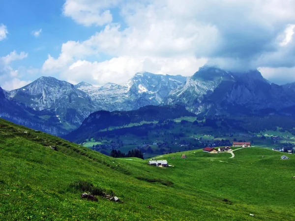 Cordillera Alpstein Cantón Gallen Suiza —  Fotos de Stock
