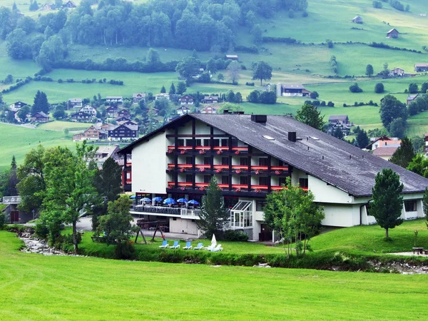 Hotel Sntis Unterwasser Toggenburg Region Canton Gallen Switzerland — Stock Photo, Image