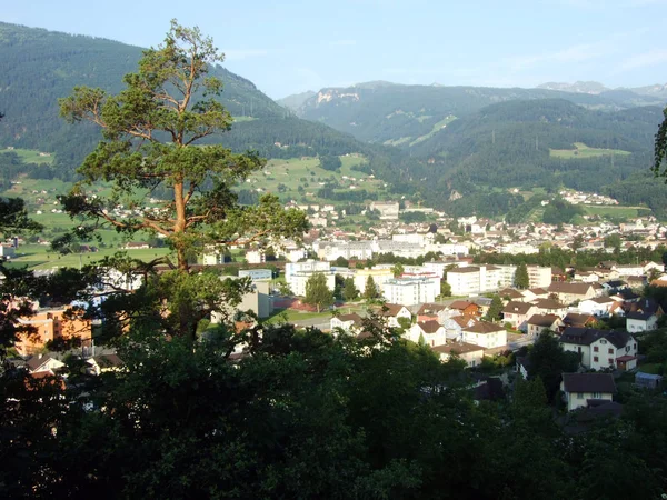 Sargans Avveckling Eller Sargans Kommun Kantonen Sankt Gallen Schweiz — Stockfoto