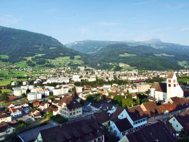 Sargans düzenleme veya Sargans Belediyesi - Canton St. Gallen, İsviçre