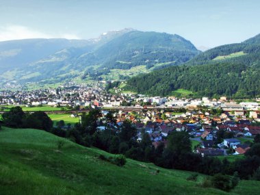 Sargans düzenleme veya Sargans Belediyesi - Canton St. Gallen, İsviçre