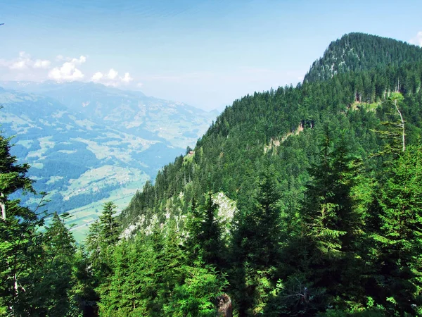 Tschugga Tepe Veya Tschugga Spitz Appenzell Alp Dağ Silsilesi Gallen — Stok fotoğraf