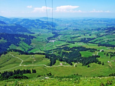 Brulisau-Hoher Kasten ya da Luftseilbahn Brulisau-Hoher Kasten (Bergbahn) - Appenzell Innerrhoden Kantonu, İsviçre