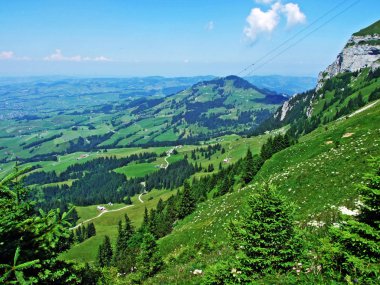 Brulisau-Hoher Kasten ya da Luftseilbahn Brulisau-Hoher Kasten (Bergbahn) - Appenzell Innerrhoden Kantonu, İsviçre