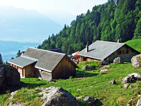 Mountain Restaurant Alp Rohr Bergrestaurant Alp Rohr Bergrestaurant Alp Rohr — Stock Photo, Image