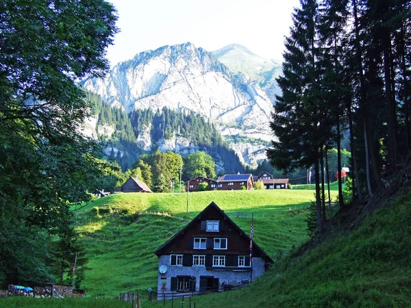 Κορυφής Των Άλπεων Zehespitz Στην Οροσειρά Alpstein Καντόνιο Του Gallen — Φωτογραφία Αρχείου