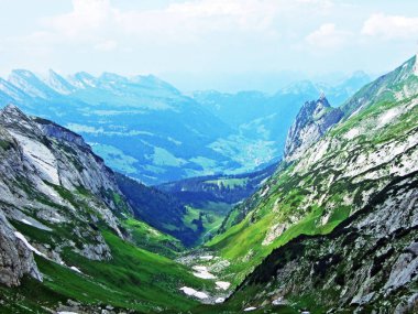Per vadisinde Toggenburg bölgesi - Canton St. Gallen, İsviçre