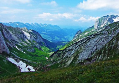 Per vadisinde Toggenburg bölgesi - Canton St. Gallen, İsviçre