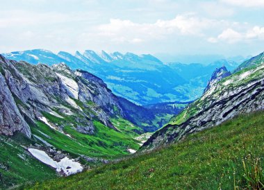 Per vadisinde Toggenburg bölgesi - Canton St. Gallen, İsviçre