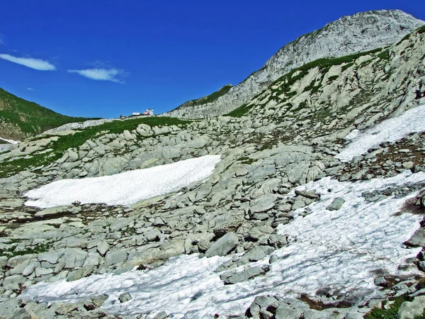 Steine Und Felsen Des Alpsteingebirges Kantone Gallen Und Appenzell Innerrhoden — Stockfoto