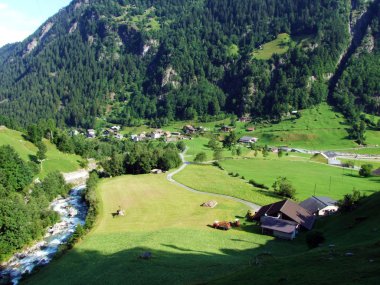 Maderanertal alp Vadisi-Uri Kantonu, Isviçre