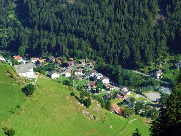 Alpejska Dolina Maderanertal Canton Uri Szwajcaria — Zdjęcie stockowe