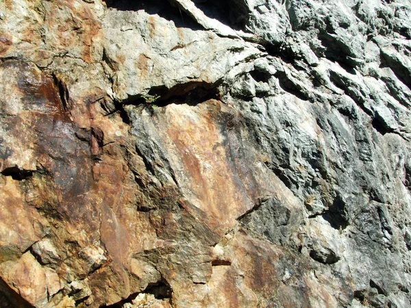 Steine Und Felsen Maderanertaler Alpental Kanton Uri Schweiz — Stockfoto