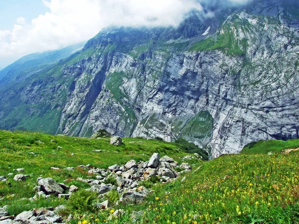 Piedras Rocas Valle Alpino Maderanertal Cantón Uri Suiza —  Fotos de Stock