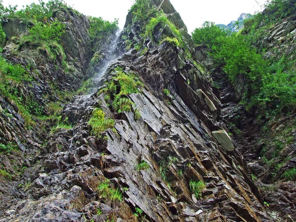 Piedras Rocas Valle Alpino Maderanertal Cantón Uri Suiza —  Fotos de Stock