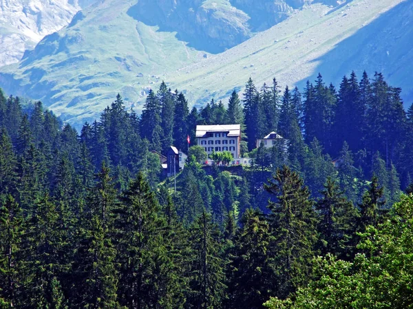 Berghotel Maderanertal Oder Berghotel Maderanertal Kanton Uri Schweiz — Stockfoto