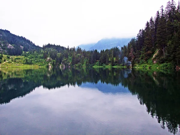 Lago Montaña Golzerensee Bergsee Golzernsee Cantón Uri Suiza — Foto de Stock