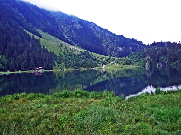 Mountain Lake Golzerensee Bergsee Golzernsee Canton Uri Switzerland — Stock Photo, Image