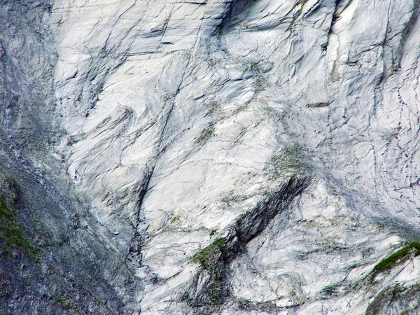 Sernftal Alpin Vadisindeki Taşlar Kayalar Glarus Kantonu Isviçre — Stok fotoğraf