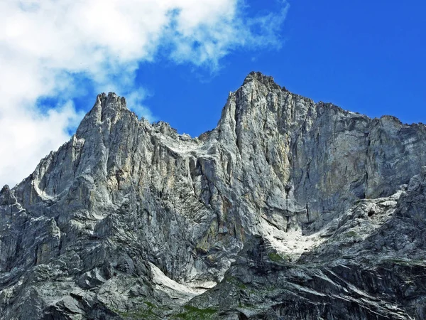 Glarner Vorab Westwand Vorab Westwand Elm Kanton Glarus Zwitserland — Stockfoto