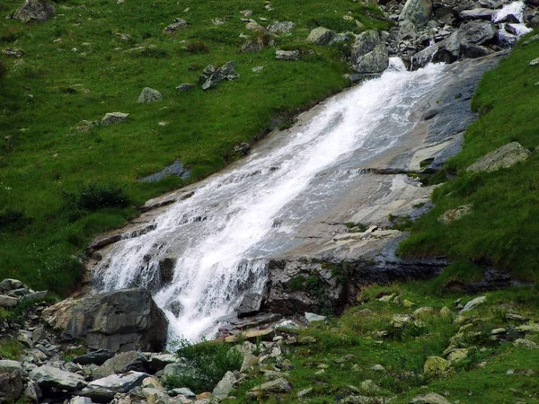 Mattbach Wichlener Alpental Kanton Glarus Schweiz — Stockfoto