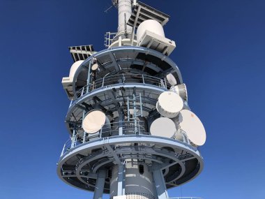Rigi Kulm, Der Gönderen Rigi, Sendeanlage Rigi Kulm oder Sendeturm Rigi - Schwyz Kantonu, İsviçre