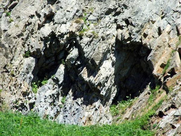Alviergruppe 山脈の石と岩 サンクト ガーレン スイス — ストック写真