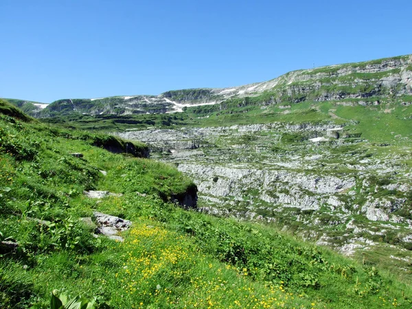 산맥의 알파인 장크트 스위스 — 스톡 사진