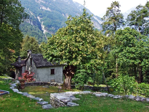 Eine Typische Alte Traditionelle Architektur Magischen Tal Oder Valle Magia — Stockfoto