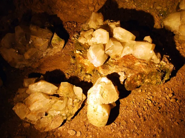 Crystal Cave Kobelwald Die Kristallhohle Kobelwald Kristallhoehle Kobelwald Canton Gallen — Stock Photo, Image