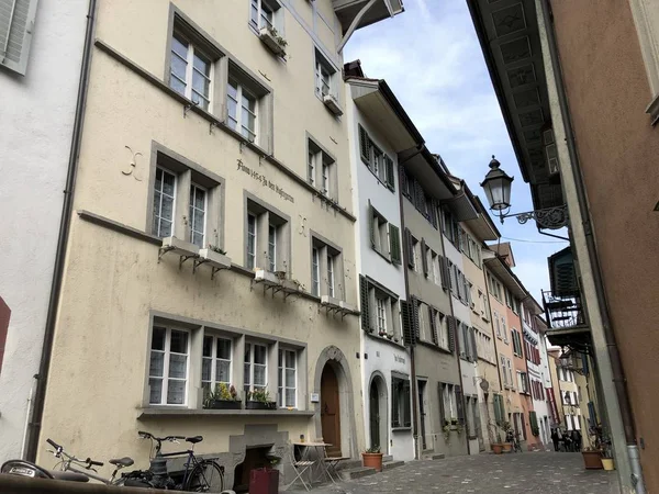 Ehemaliges Reformiertes Pfarrhaus Stadt Baden Aargau Schweiz — Stockfoto