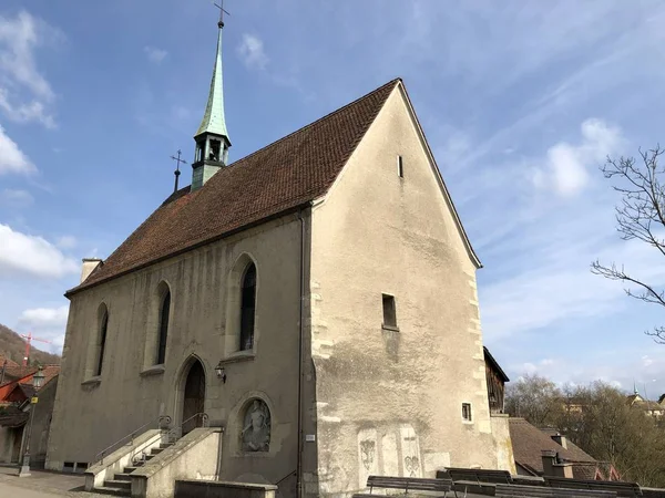 Kapelle Sebastian Baden Şehri Aargau Kantonu Isviçre — Stok fotoğraf