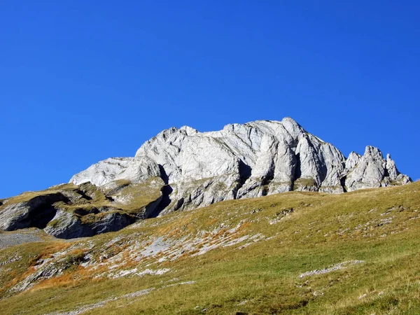Πέτρες Και Βράχοι Του Ορεινού Βουνού Alpstein Και Στην Περιοχή — Φωτογραφία Αρχείου