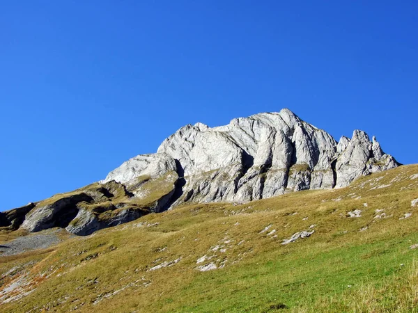 Stones Rocks Mountain Massif Alpstein Appenzellerland Region Canton Appenzell Innerrhoden — Stock Photo, Image