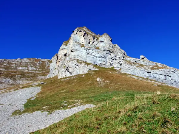 Piedras Rocas Del Macizo Montañoso Alpstein Región Appenzellerland Cantón Appenzell —  Fotos de Stock