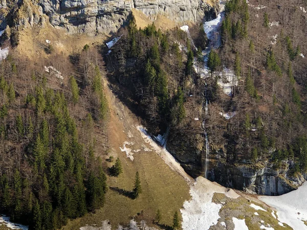 Colina Alpina Ebenalp Cordillera Alpstein Región Appenzellerland Cantón Appenzell Innerrhoden —  Fotos de Stock