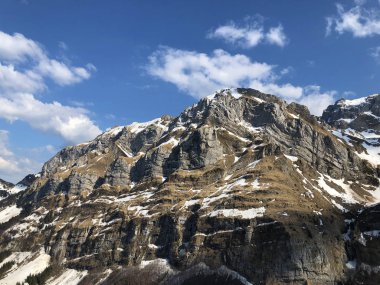 Alpstein sıradağlarında ve Appenzellerland bölgesinde Alp zirvesi Marwees - Appenzell Innerrhoden Kantonu (Ai), İsviçre